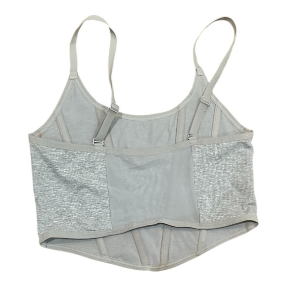 Colsie Grey Corset Tank | Size L | NWT - Picture 3 of 6